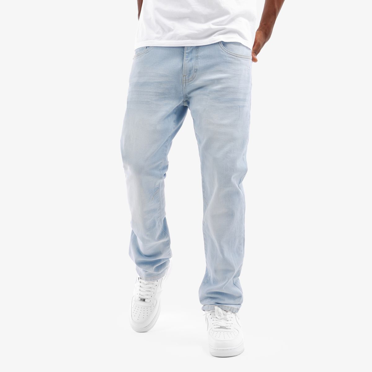 Copper Rivet Faded Jeans - Slim Fit