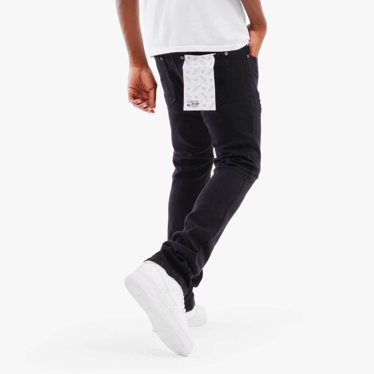 Copper Rivet Flare Fit Jeans