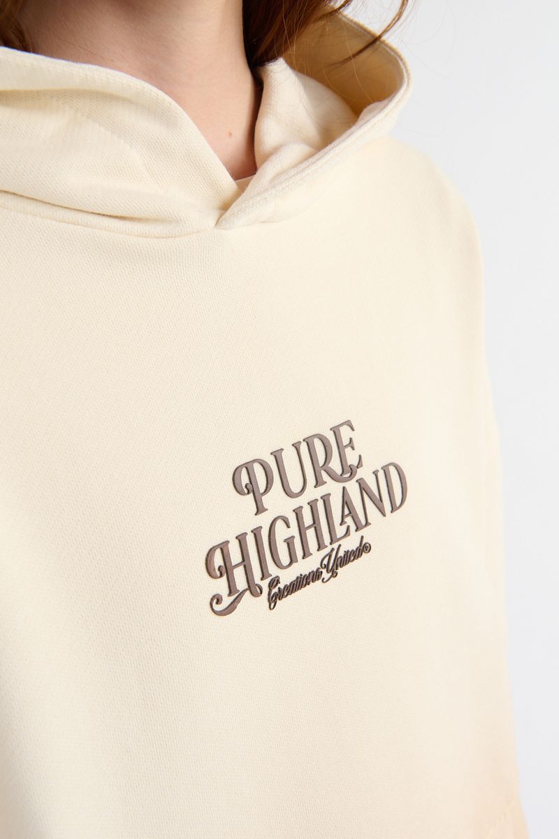 Pure Highland Cream Hoodie - Beige
