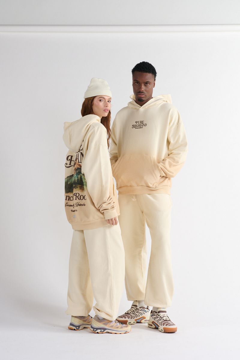 Pure Highland Cream Hoodie - Beige