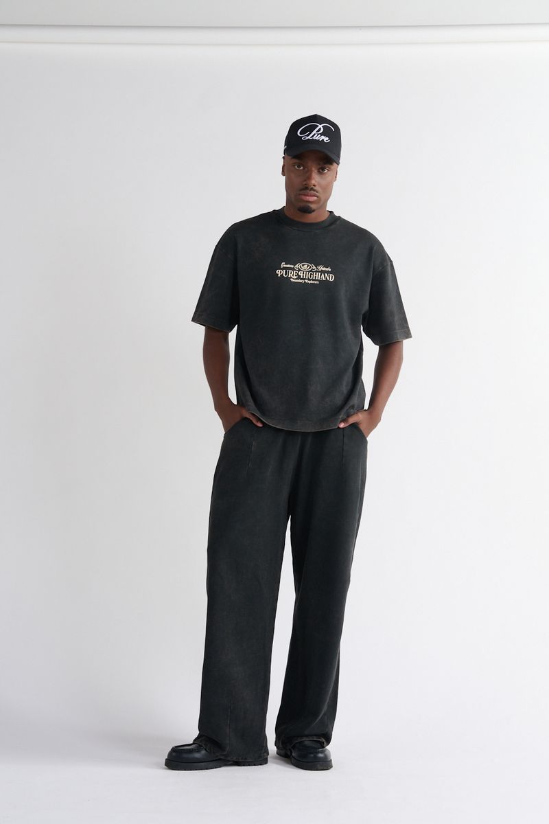 Pure Highland Landscape Men's T-Shirt - Black