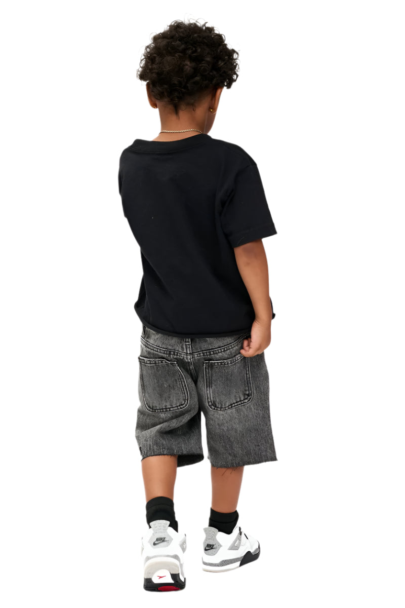 Valabasas "Vplay-Vsh2-1004" Kids Shorts with Frayed Hem