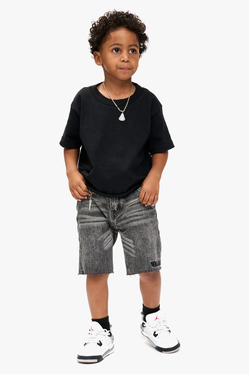 Valabasas "Vplay-Vsh2-1004" Kids Shorts with Frayed Hem