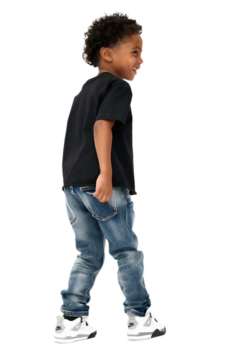 Valabasas "Vplay-Vj1-1004" Kids Jeans with Chain Accessory