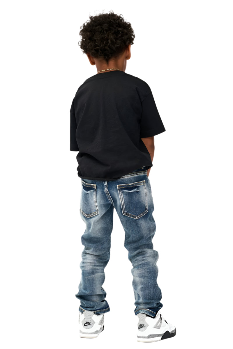 Valabasas "Vplay-Vj1-1004" Kids Jeans with Chain Accessory