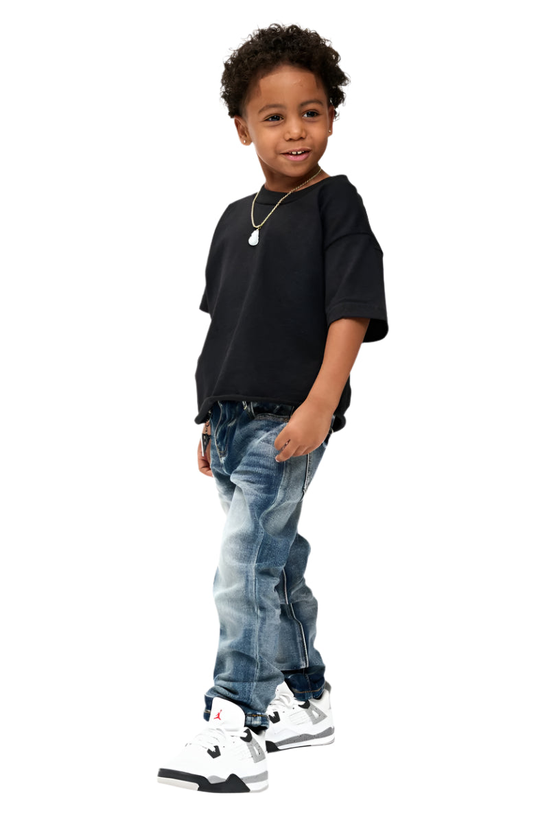 Valabasas "Vplay-Vj1-1004" Kids Jeans with Chain Accessory