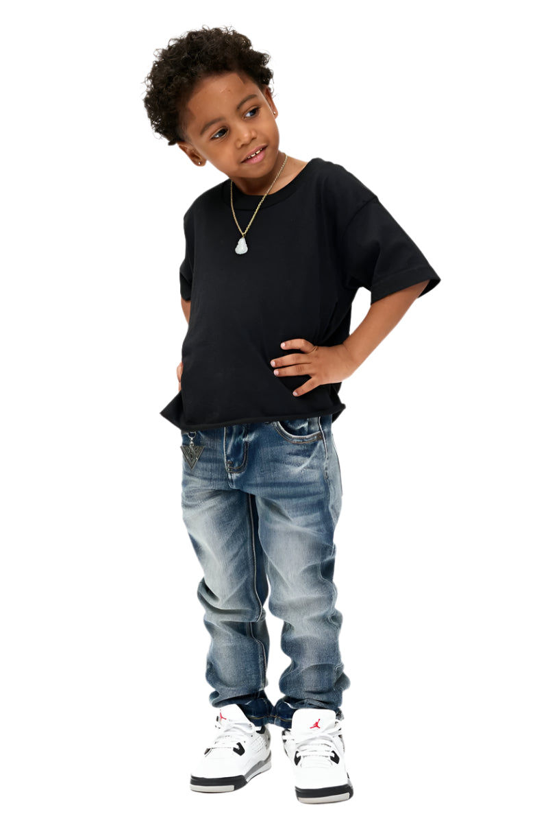 Valabasas "Vplay-Vj1-1004" Kids Jeans with Chain Accessory