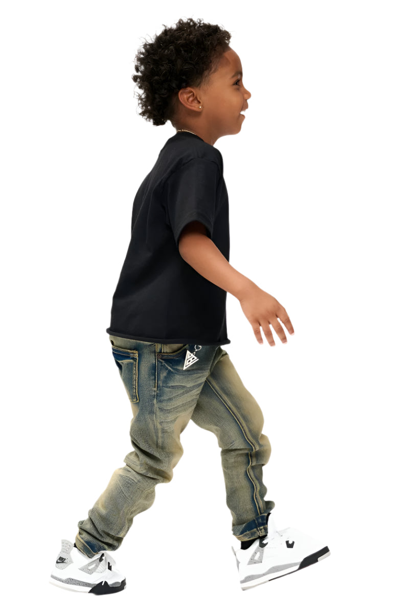 Valabasas "Vplay-Vj1-1004" Kids Jeans with Chain Accessory