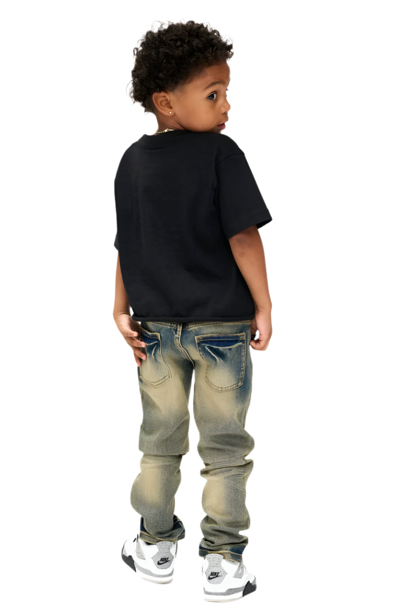 Valabasas "Vplay-Vj1-1004" Kids Jeans with Chain Accessory