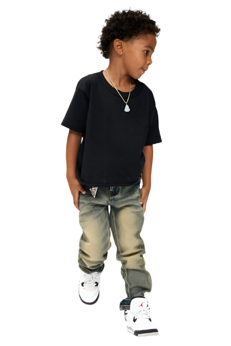 Valabasas "Vplay-Vj1-1004" Kids Jeans with Chain Accessory