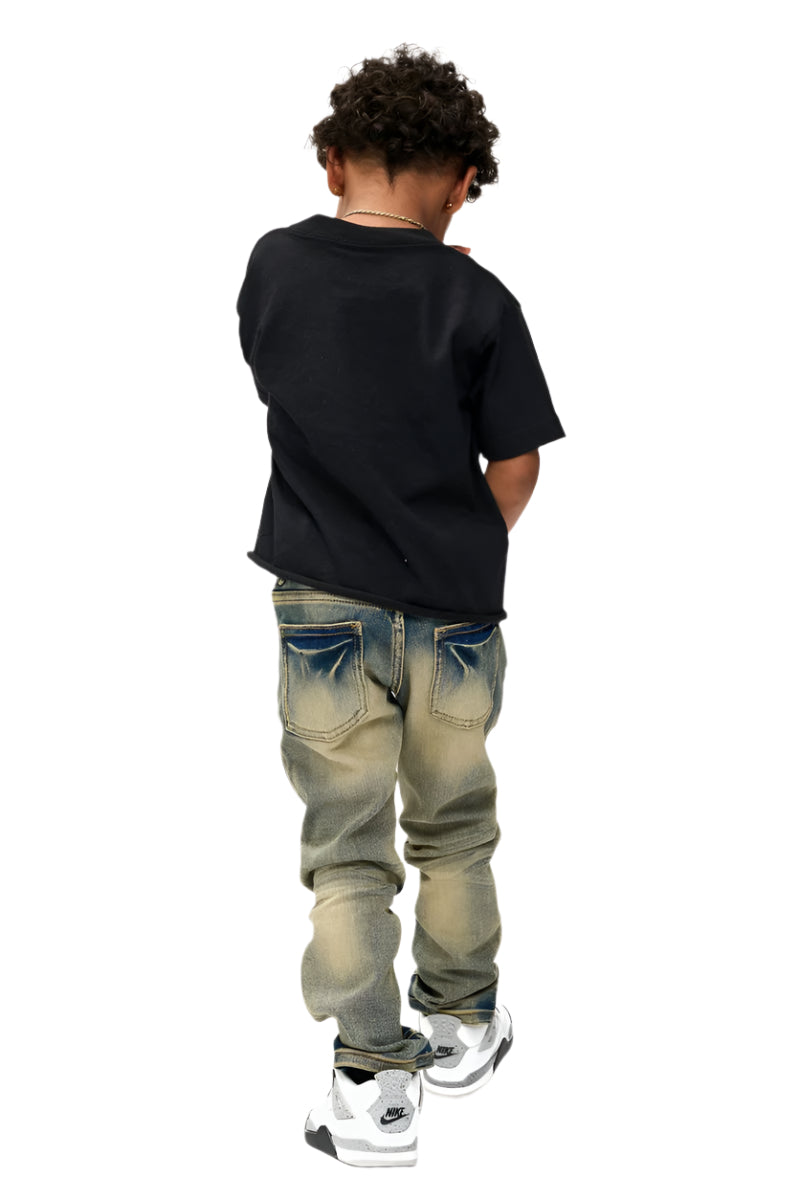 Valabasas "Vplay-Vj1-1004" Kids Jeans with Chain Accessory