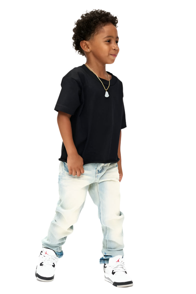 Valabasas "Vplay-Vj1-1004" Kids Jeans with Chain Accessory