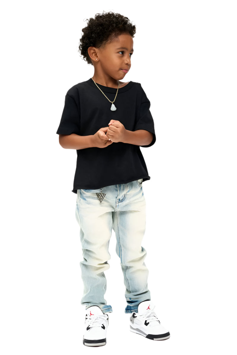 Valabasas "Vplay-Vj1-1004" Kids Jeans with Chain Accessory