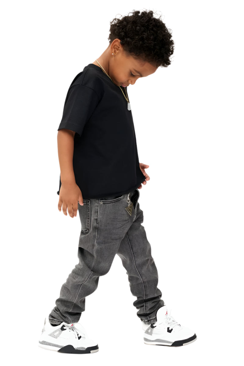 Valabasas "Vplay-Vj1-1004" Kids Jeans with Chain Accessory