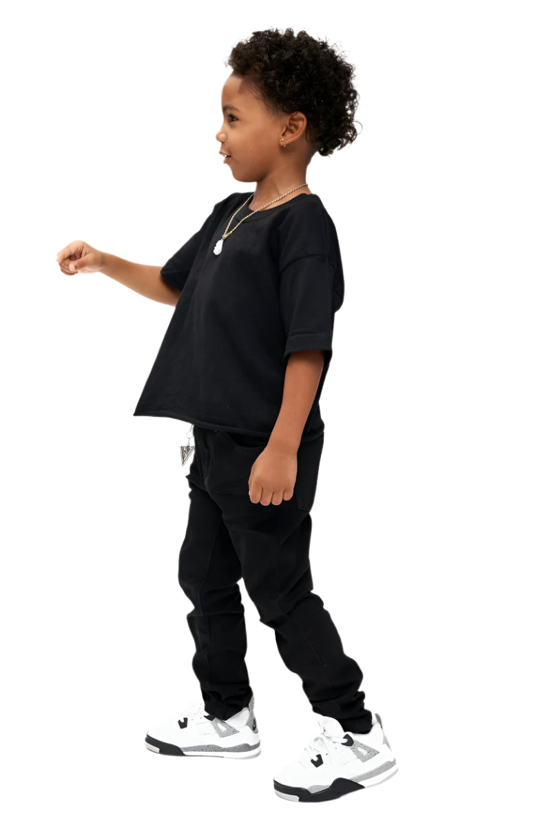 Valabasas "Vplay-Vj1-1004" Kids Jeans with Chain Accessory