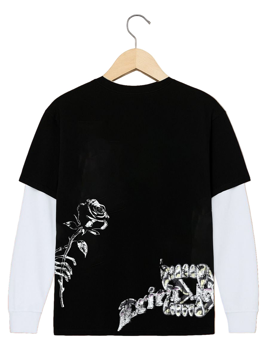 Dry Rot "456 LS" T-Shirt - Black