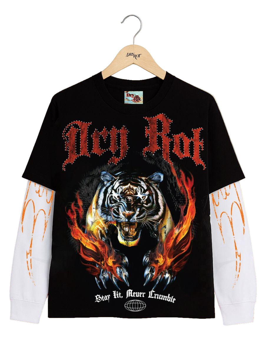 Dry Rot "Never Crumble" Men's Black Shirt