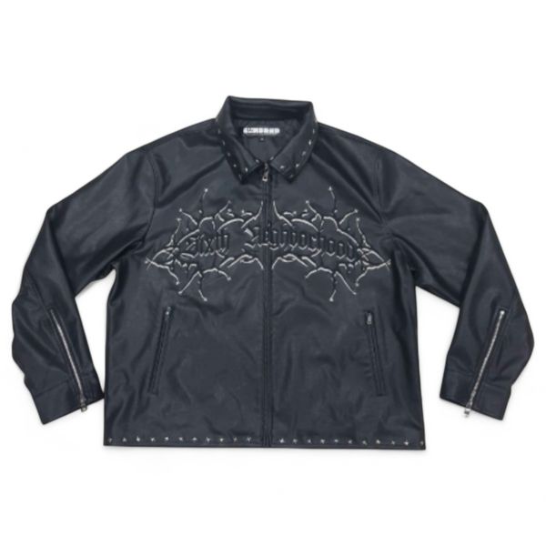 6th Nbrhd Chest Graphic Jacket - Studded