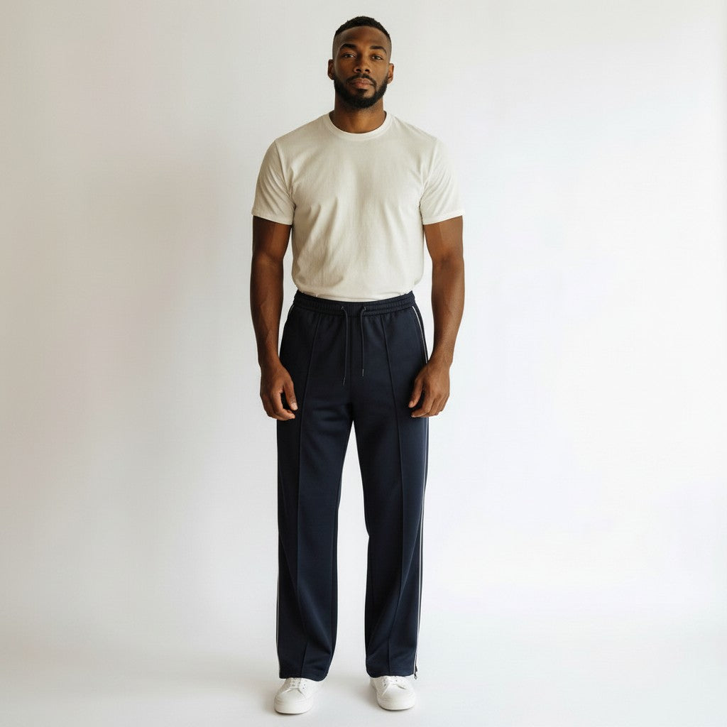 6th Nbrhd Piping Track Pants - Relaxed Fit