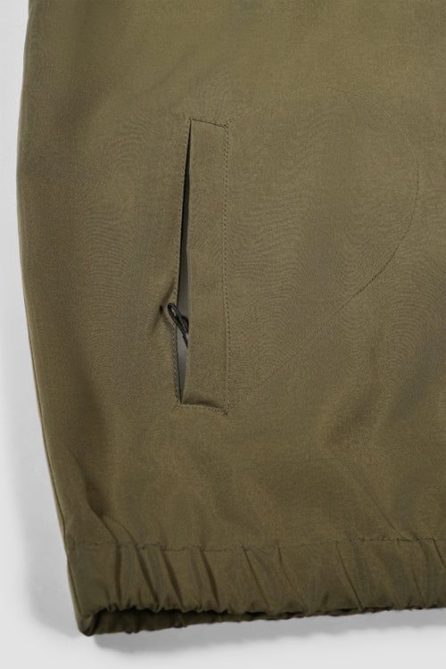 The Hideout White Lines Waterproof Utility Men's Jacket - Mesh Panel