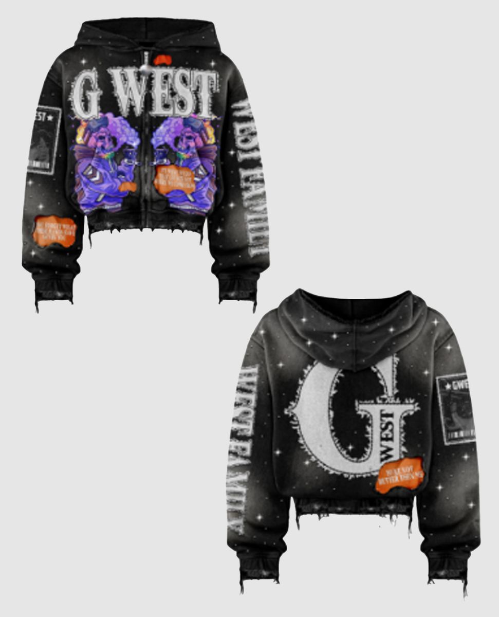 G-West Complicated Text Hoodie