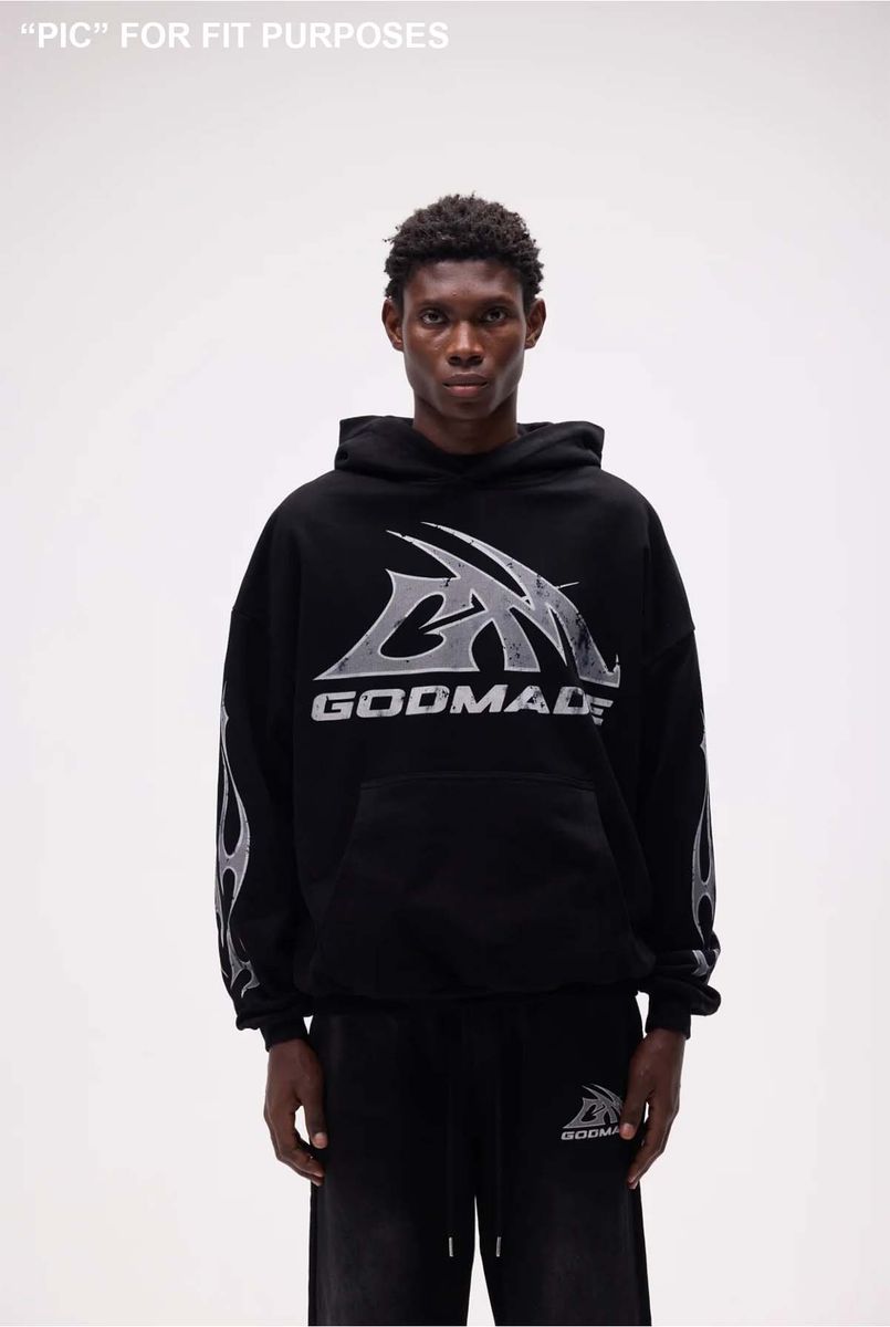 Godmade Core Line Hoodie - Black