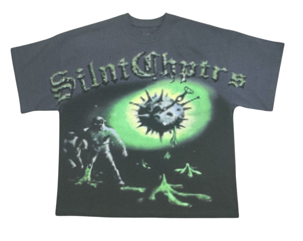 Silnt Chptrs "Slime" T-Shirt - Black