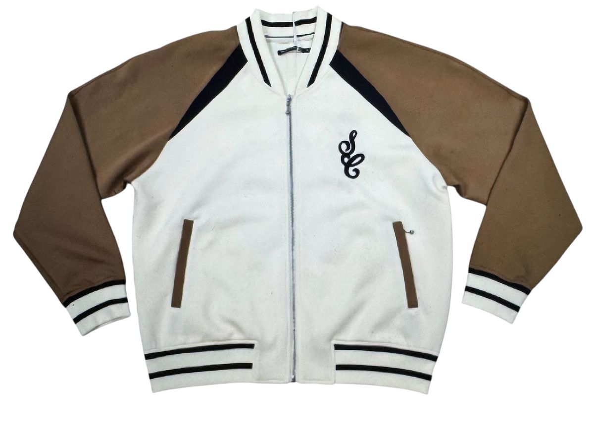 Silnt Chptrs "Diable" Varsity Jacket - White