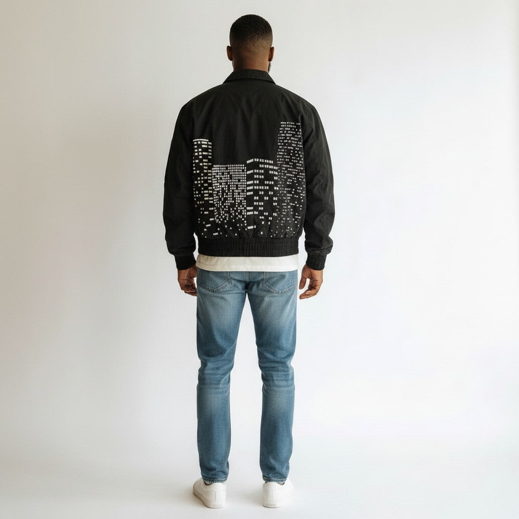 6th Nbrhd Skyline Jacket - Graphic