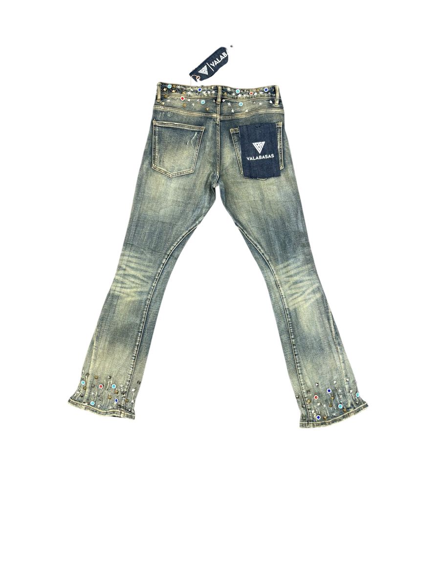 Valabasas Ion Stacked Jeans - Embellished