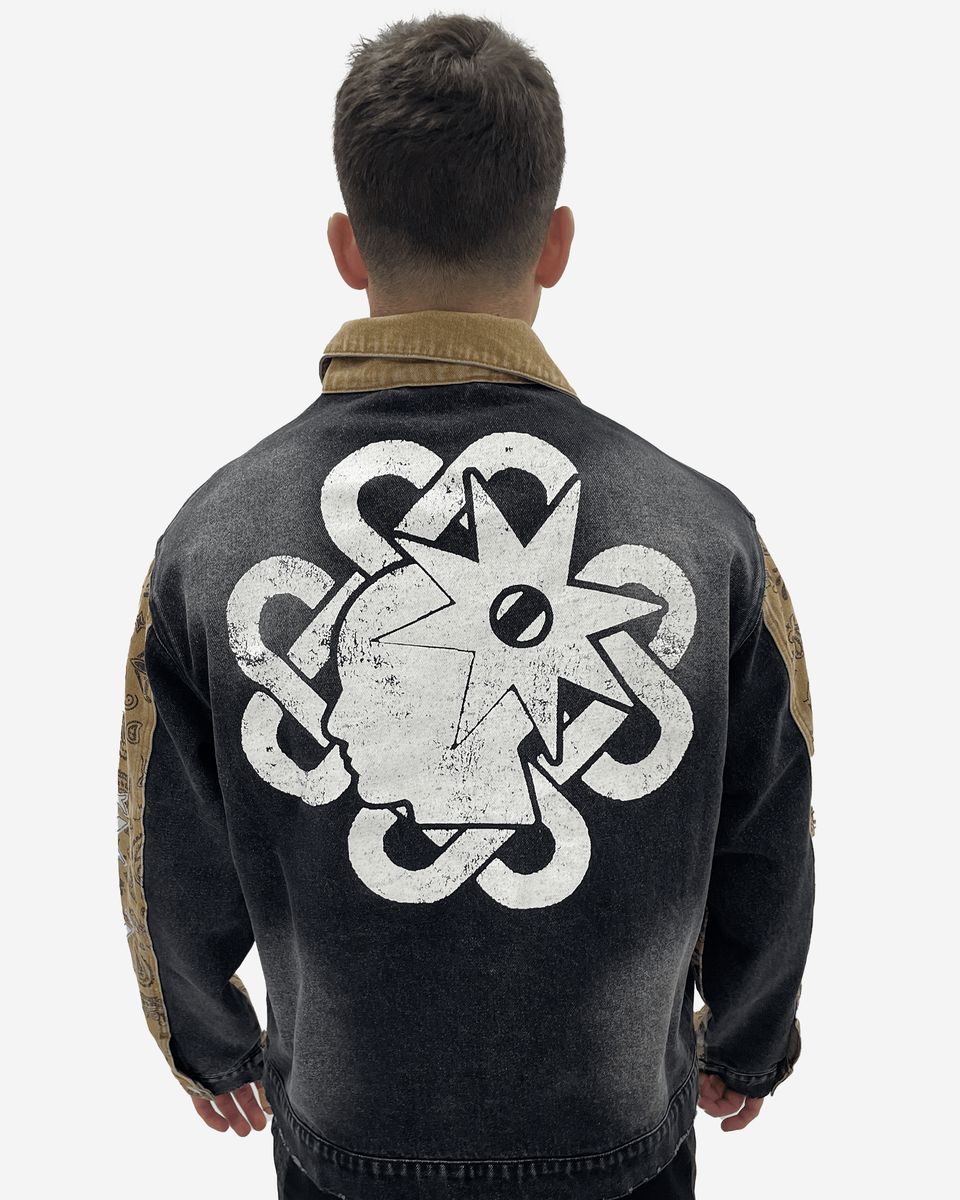 G-West Denim Paisley Jacket