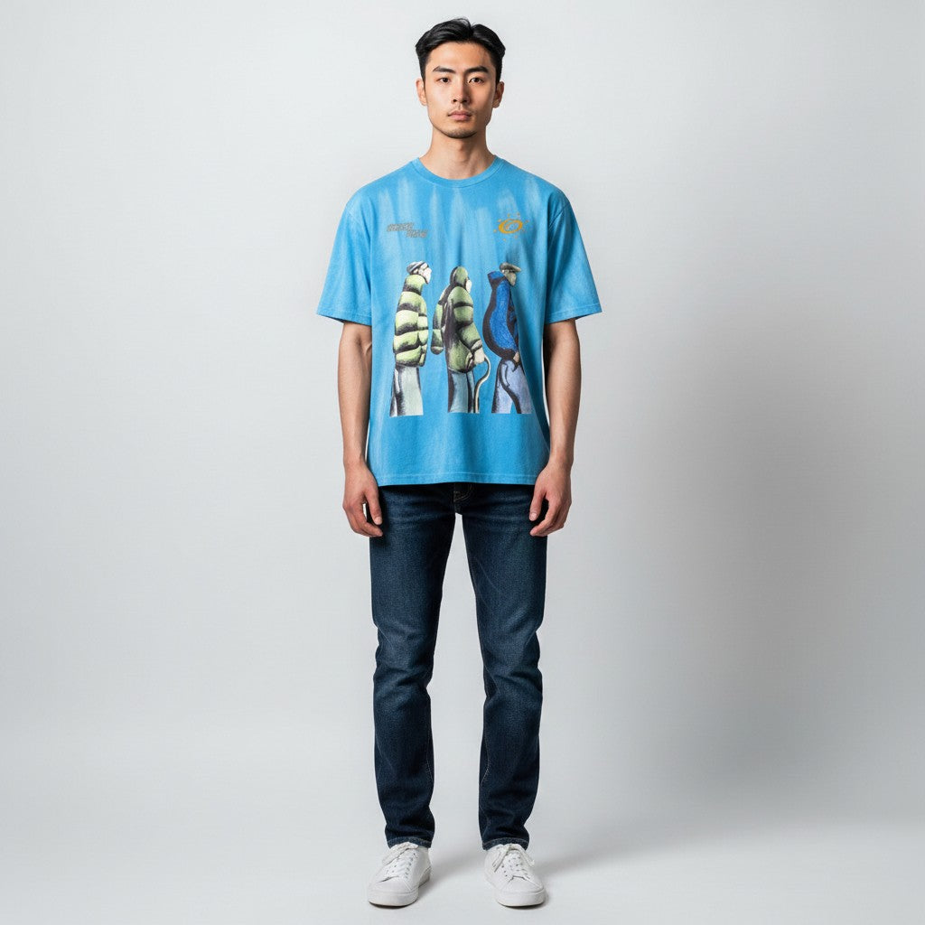6th Nbrhd Chevy T-Shirt Blue