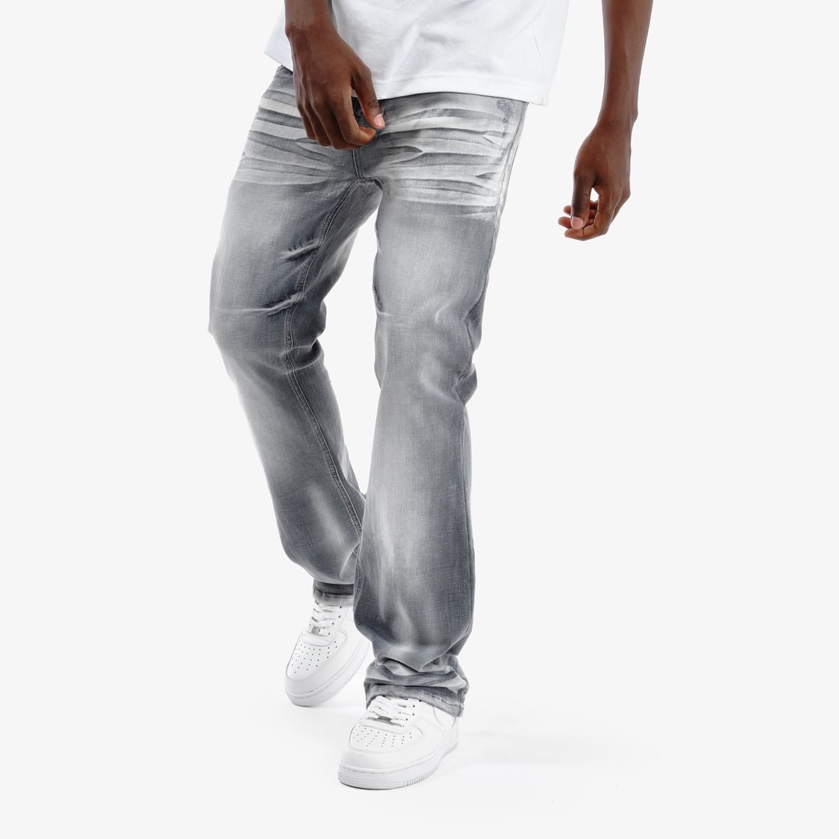 Copper Rivet Cross Hatch Pants - Flare Fit