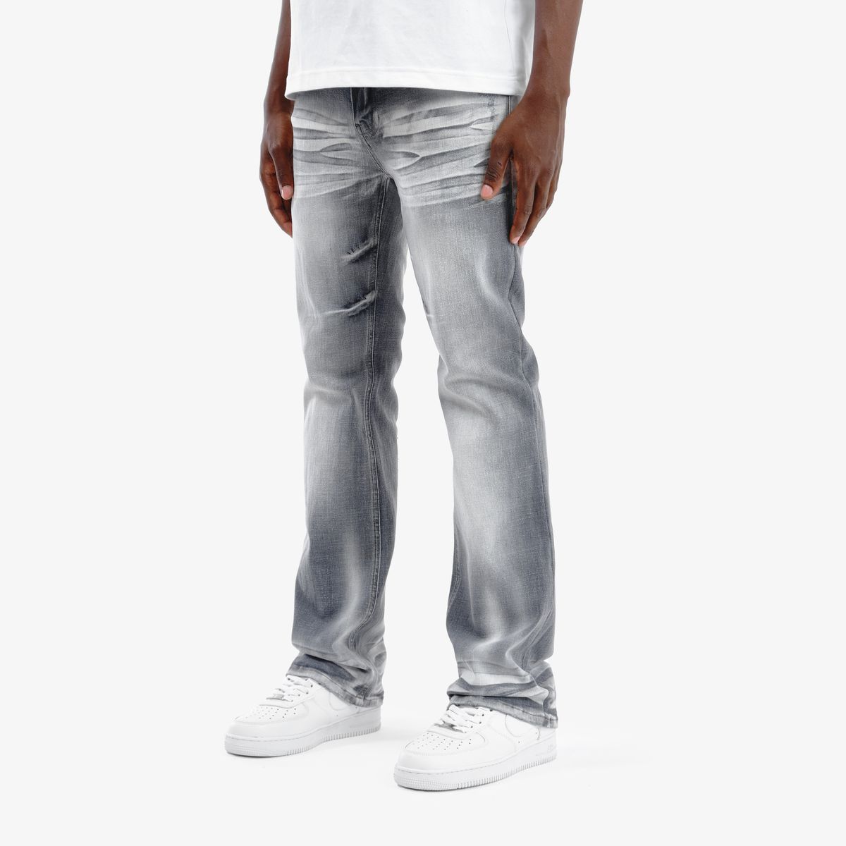 Copper Rivet Cross Hatch Pants - Flare Fit