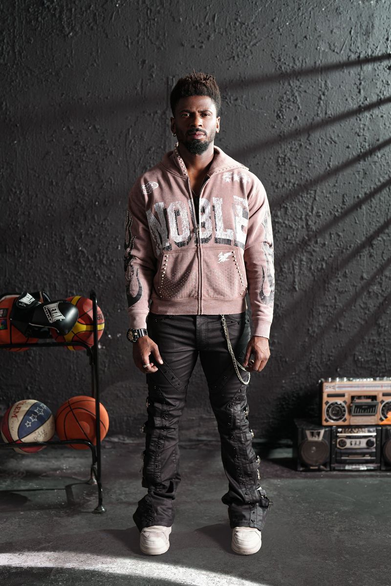 Elite Premium Mens Pink Hoodie