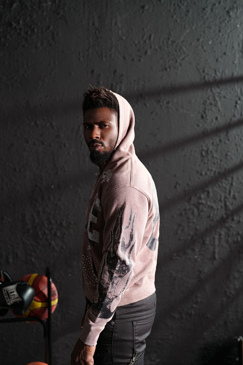 Elite Premium Mens Pink Hoodie