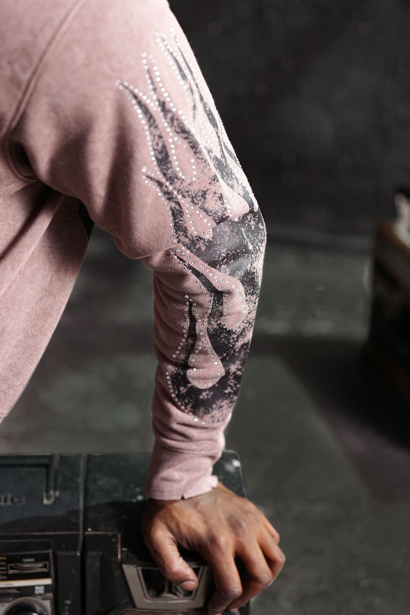 Elite Premium Mens Pink Hoodie