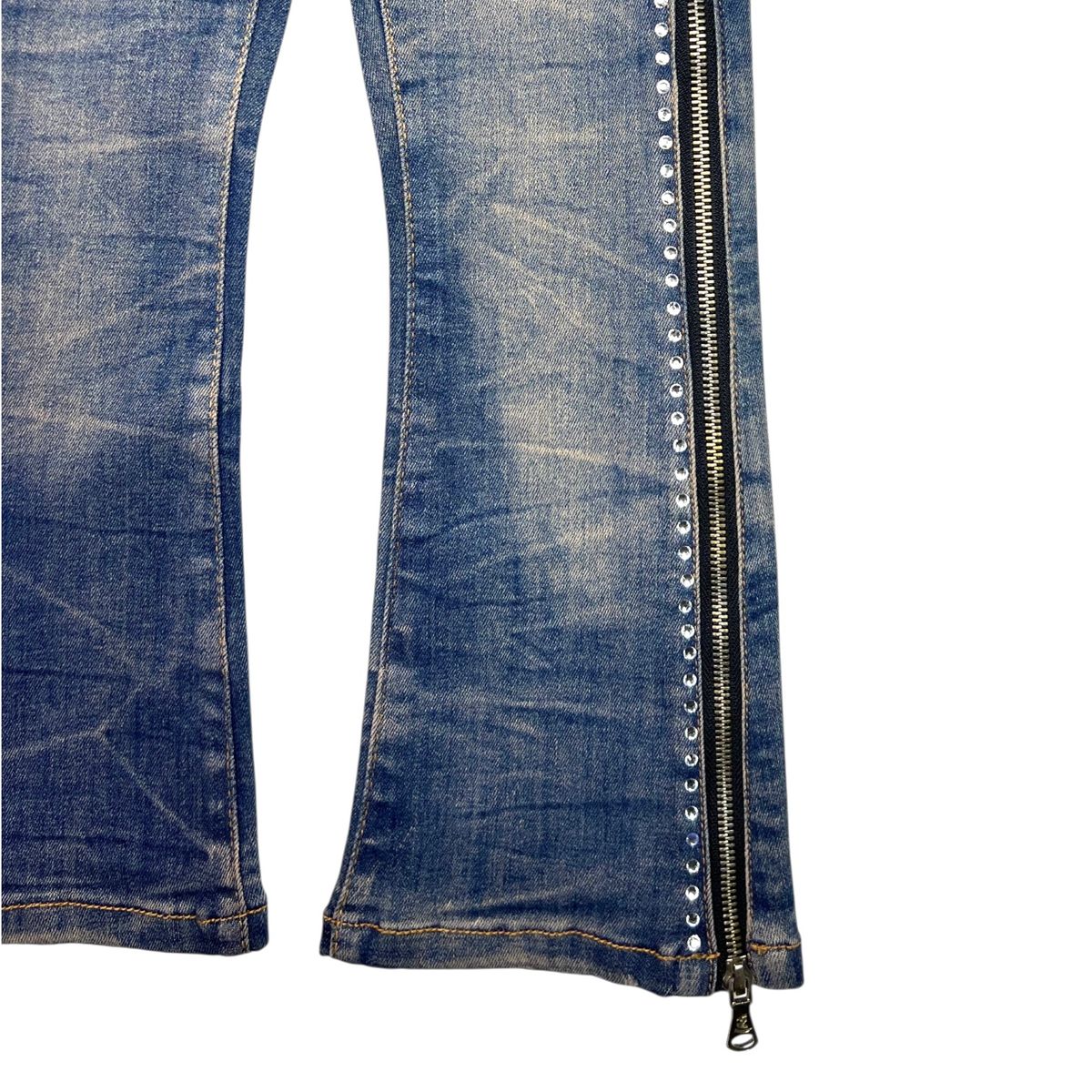 Vintage Secret Stone Zipper Youth Jeans