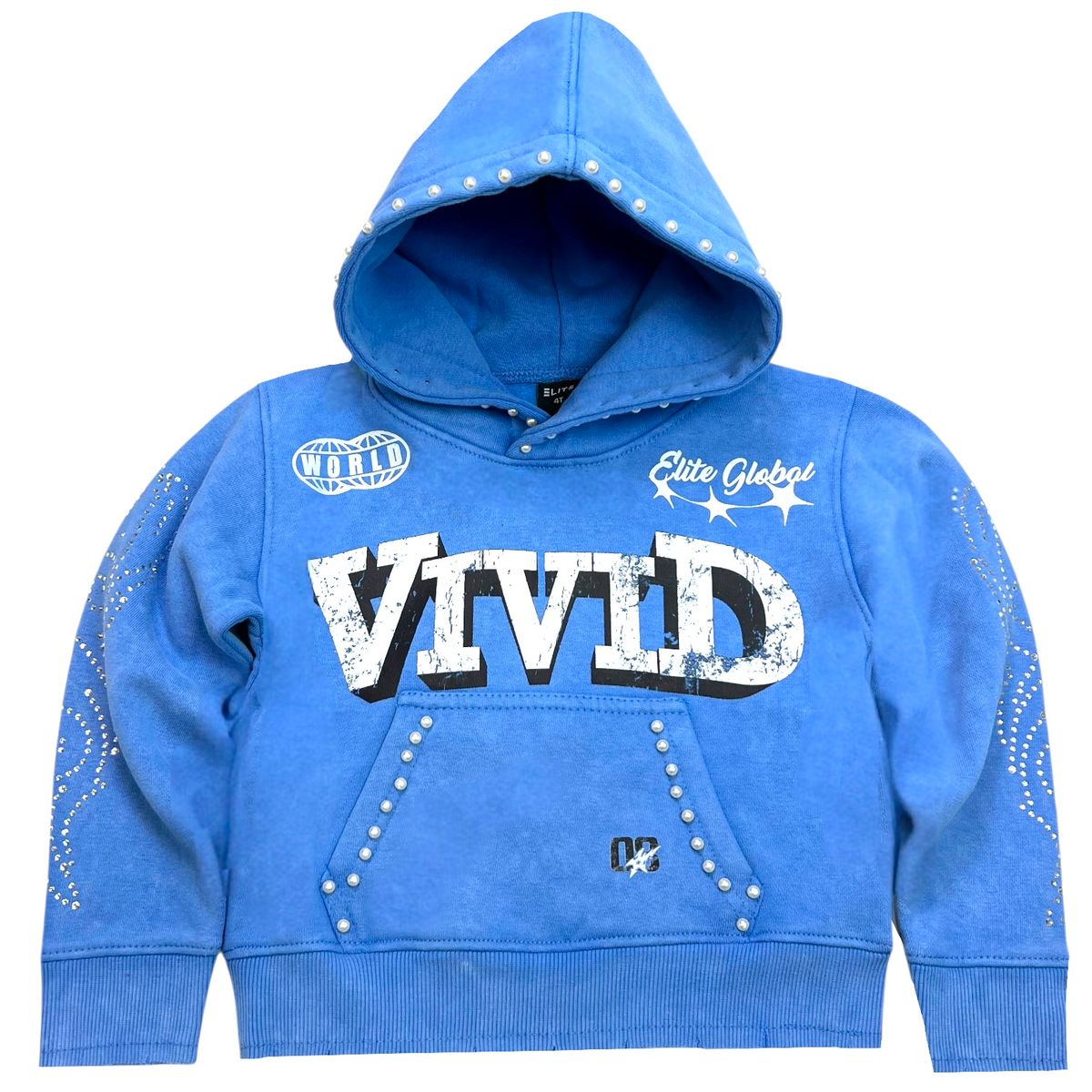 Elite Premium Kids Hoodie - Blue