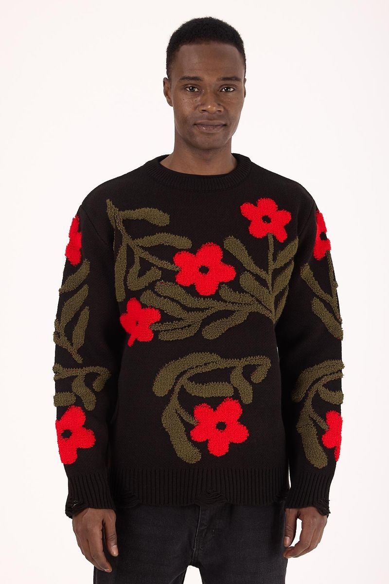 1 In A Million Black Sweater Men