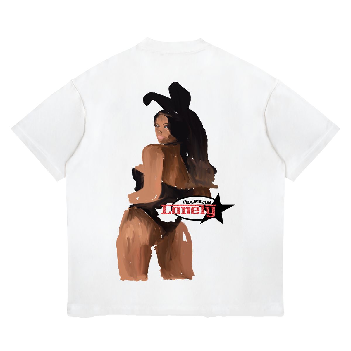 Lonely Hearts Playmate T-Shirt - Cropped