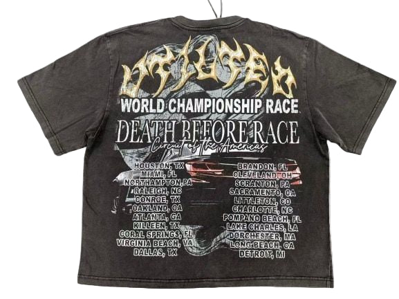 Vtilited "Death" T-Shirt - Black