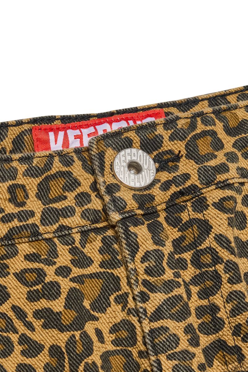 Kofl Stealthy Cheetah Men's Cargo Pants - Leopard Print