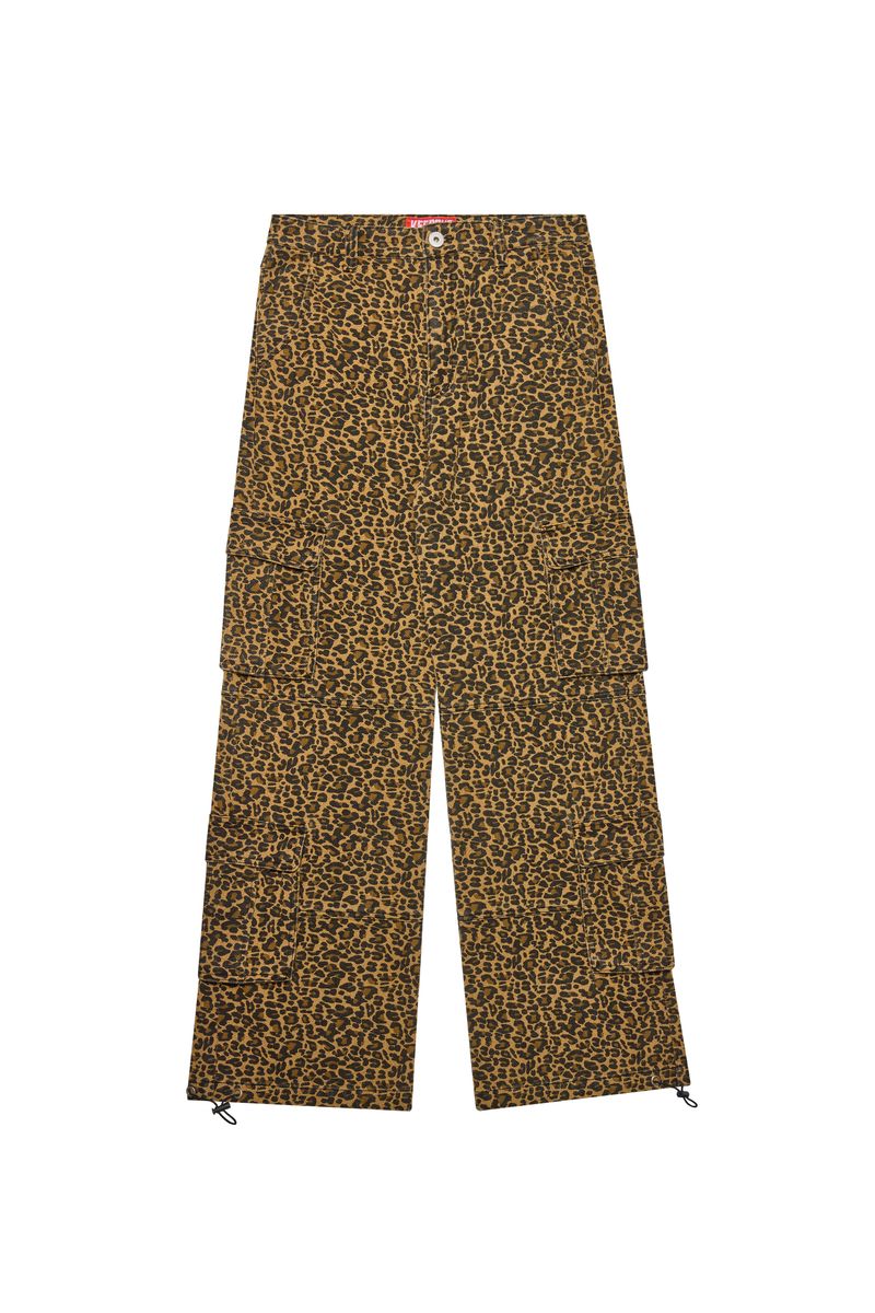 Kofl Stealthy Cheetah Men's Cargo Pants - Leopard Print