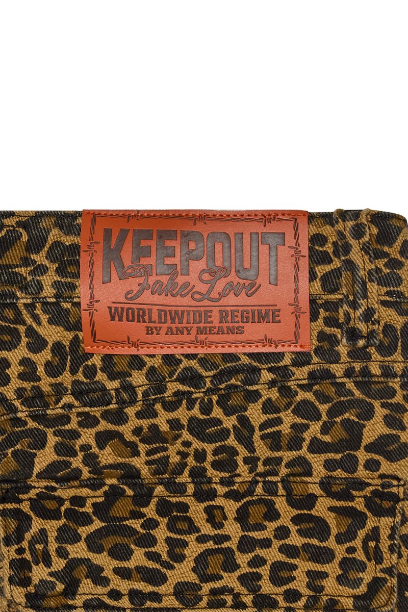 Kofl Stealthy Cheetah Men's Cargo Pants - Leopard Print