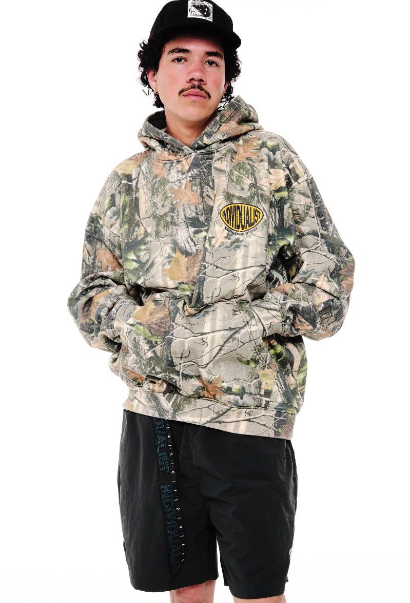 Indvlst Oval Hoodie - Camo Print