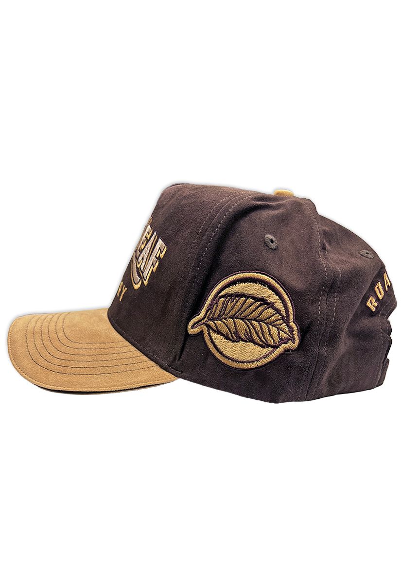 Black Leaf Trucker Hat - Brown