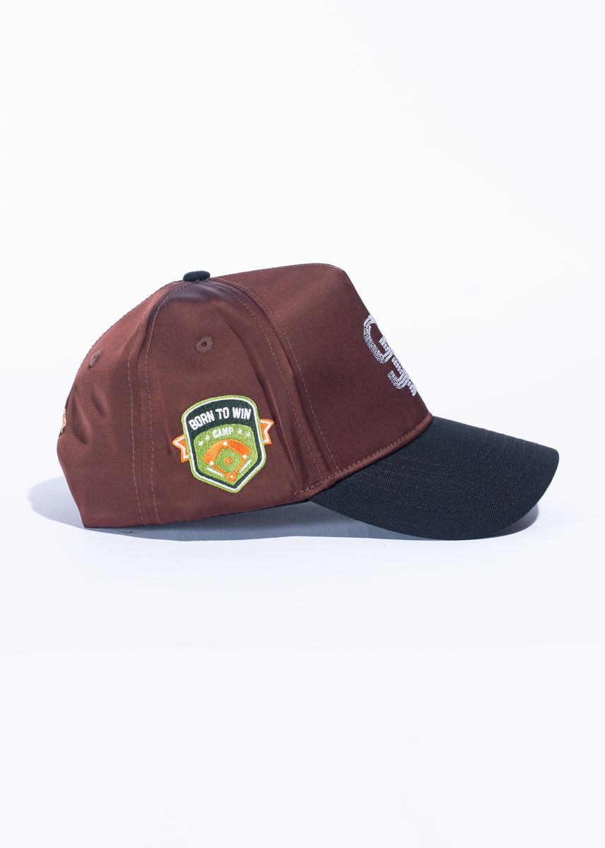 Reference Rhinestone Snapback Hat - Satin