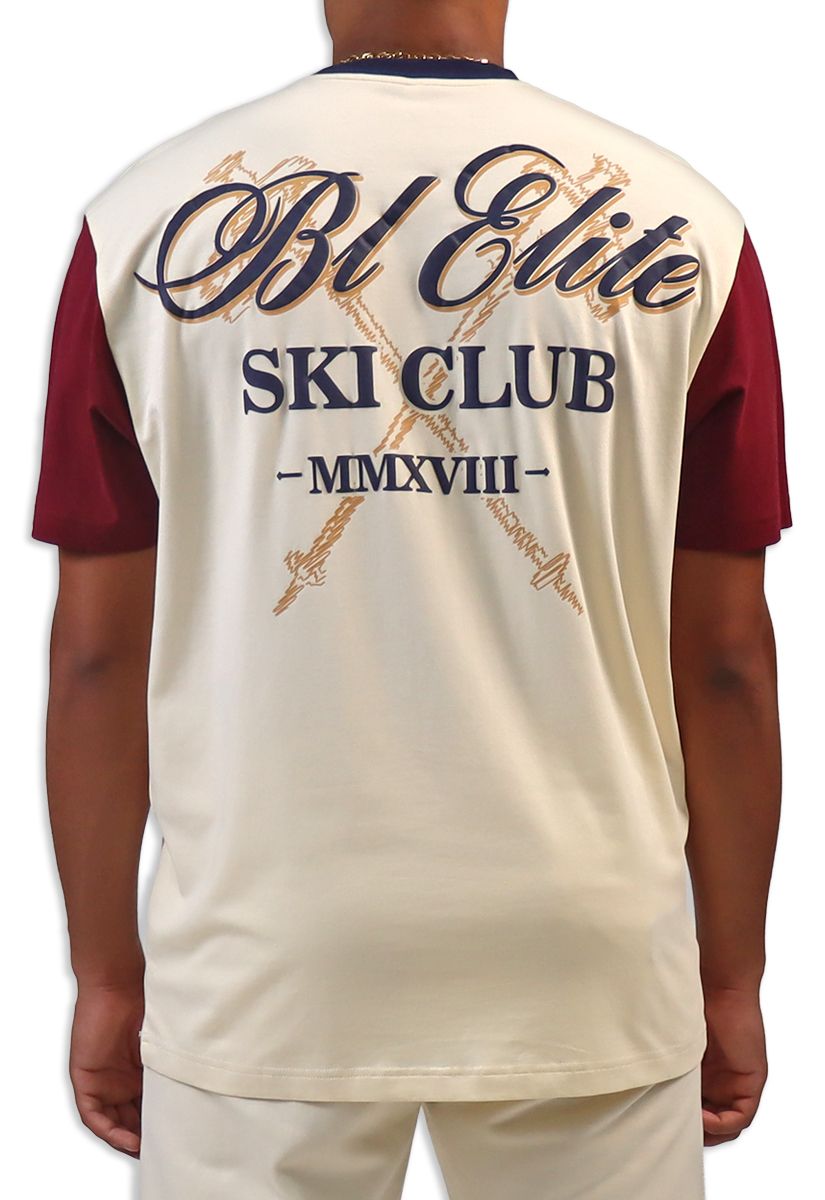 Black Leaf Elite T-Shirt - Cream Color