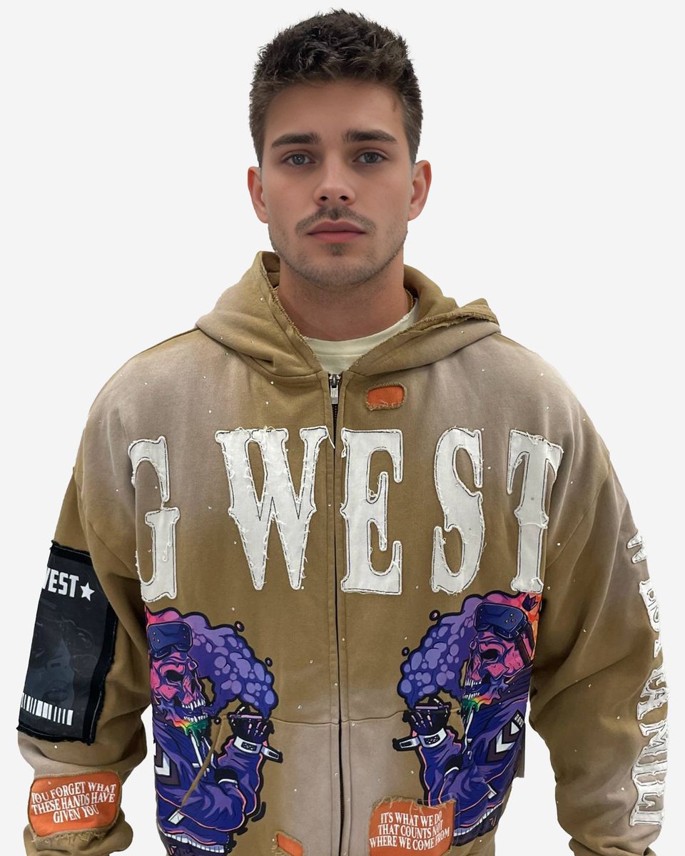 G-West Complicated Text Hoodie